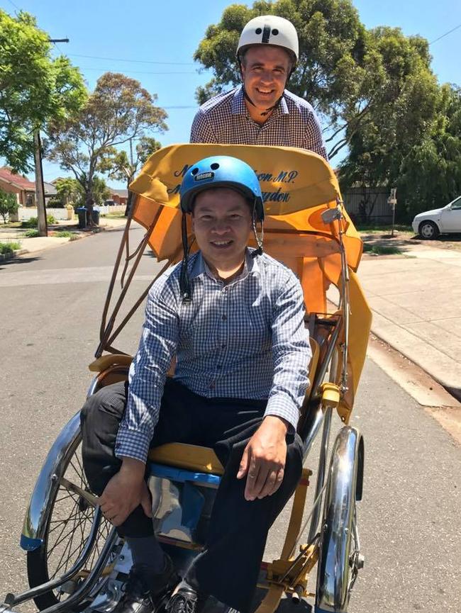 Tung Ngo and Peter Malinauskas in Mansfield Park.