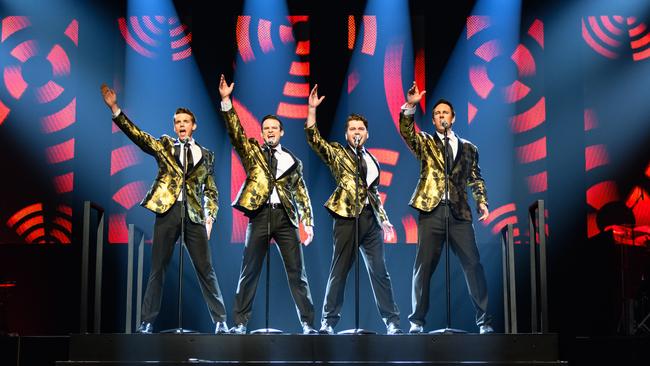 The Jersey Boys perform at QPAC. Photo: Joel Devereux.