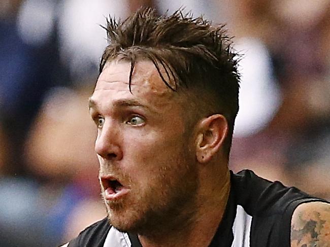 NAB Challenge, AFL : Double Header Western Bulldogs v Collingwood Dane Swan Picture:Wayne Ludbey