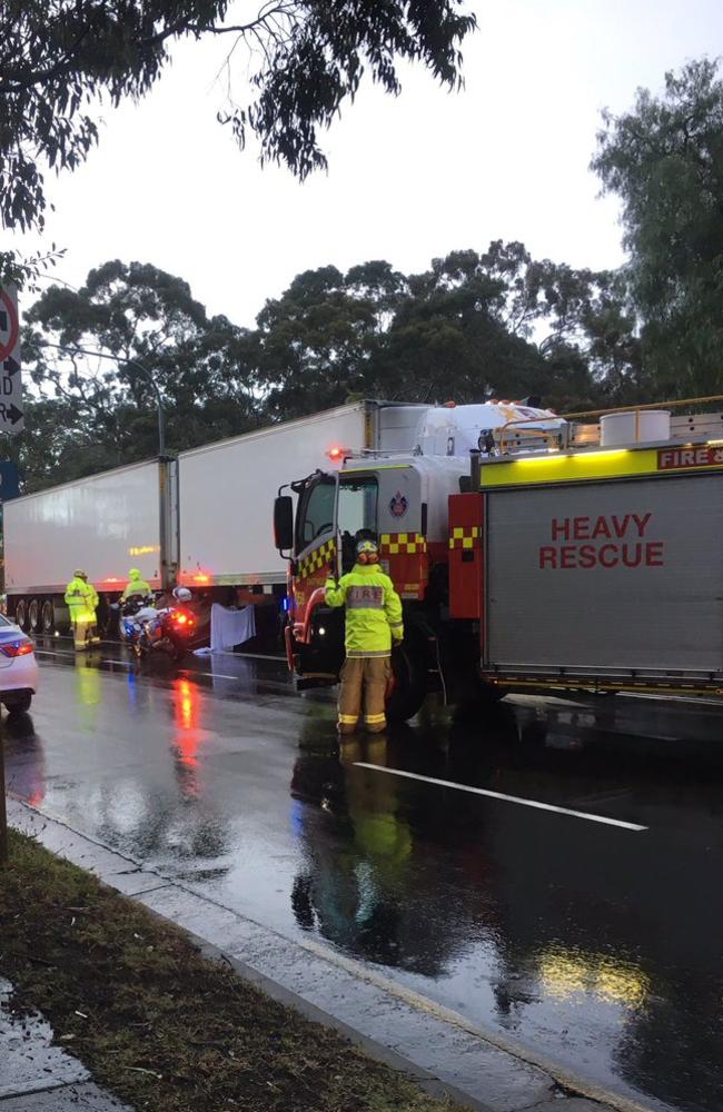 Fatal Crash Carlingford: Motorcyclist Dies After Colliding With Truck ...