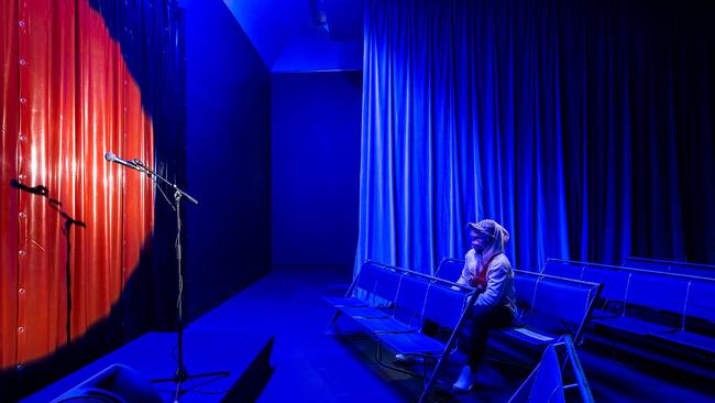 Installation view of Abdul Abdullah’s Understudy at the 2020 Adelaide Biennial of Australian Art: Monster Theatres. Picture: Saul Steed.