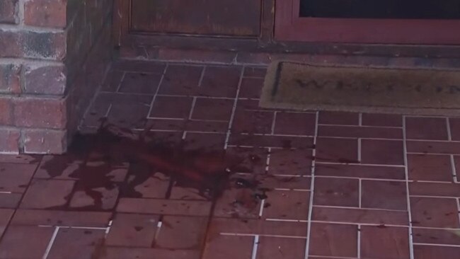 The horrified couple discovered a horse's head on their doorstep before calling police. Picture: 7 News Adelaide