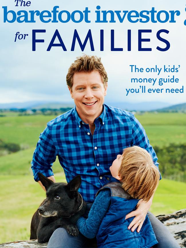 Scott Pape's new book, The Barefoot for Families: The Only Money Guide Your Kids Will Ever Need. Picture: Supplied.