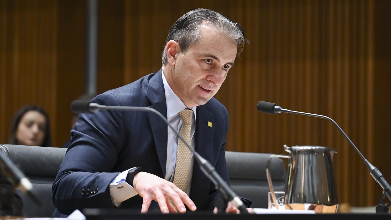 Commonwealth Bank chief executive Matt Comyn was was paid $10.4m last year. Picture: NewsWire / Martin Ollman