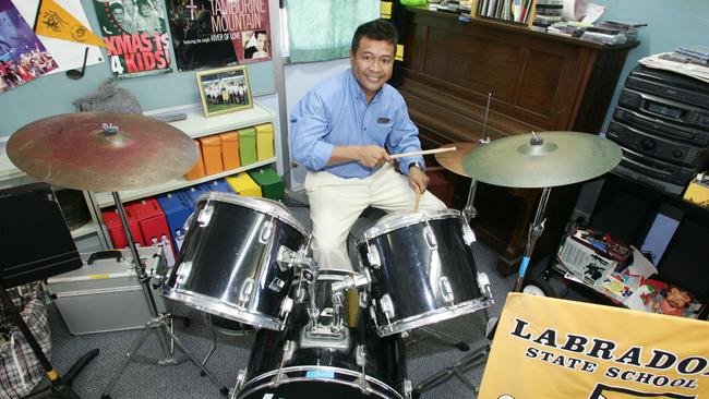 Hank Lewerissa pictured at Labrador Primary School in September 2006. Picture: Alex Carter.