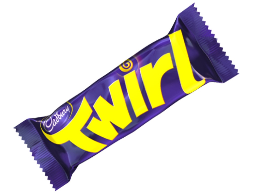 Twirl is a gobful of milk chocolate fun.