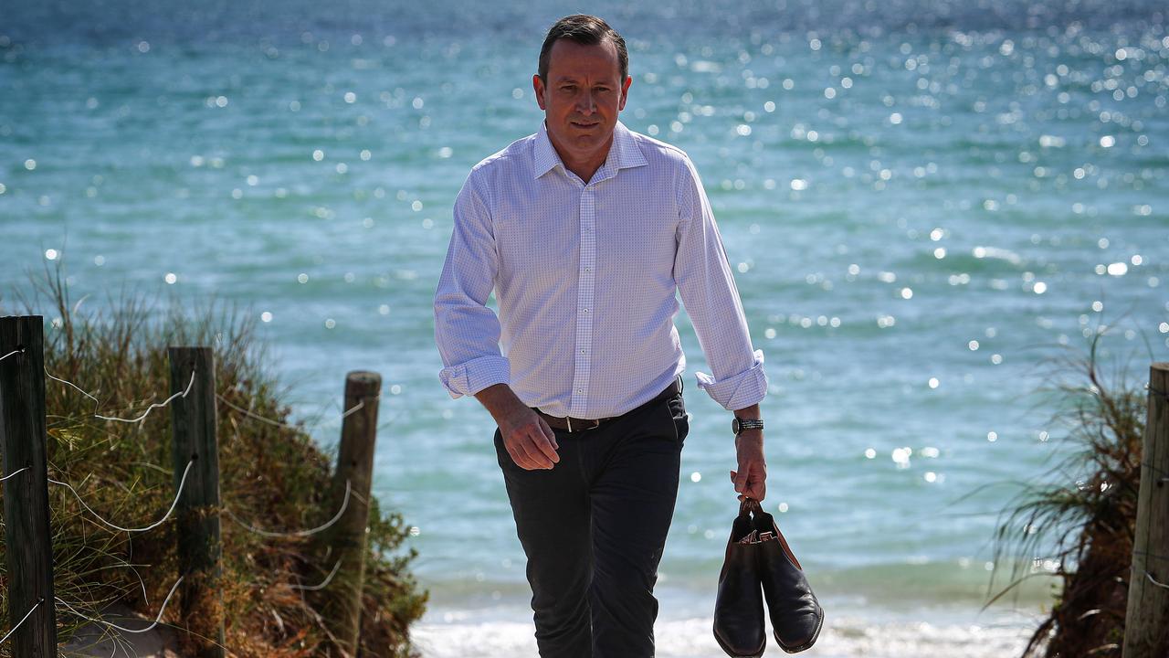 WA Premier Mark McGowan has thanked Mr Logan for his service. Picture: Colin Murty/The Australian