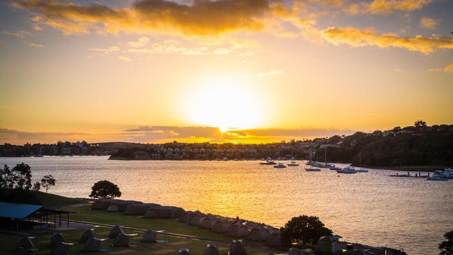 The views over the harbour from the island are stunning. Picture: Tourism Australia