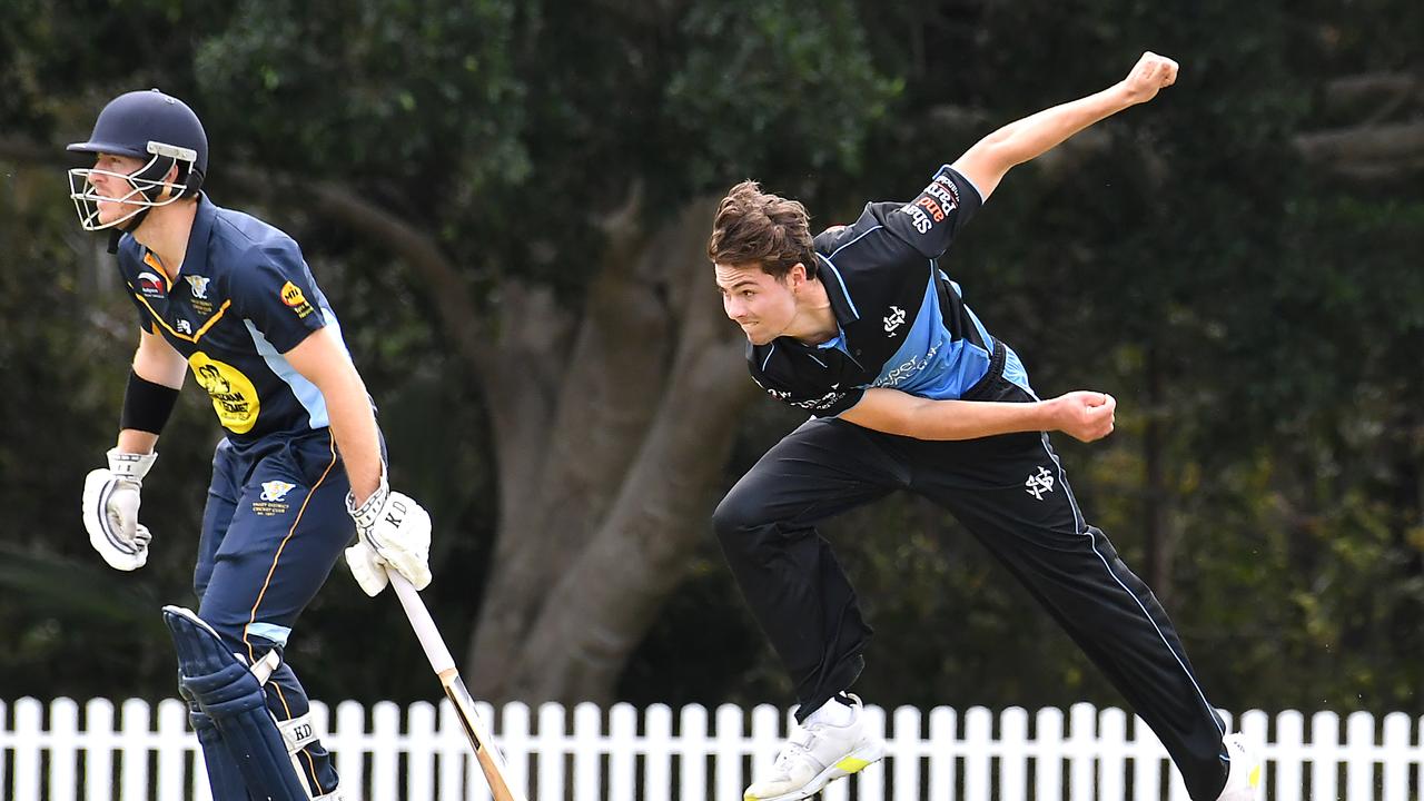 Norths bowler Alexander Procopis earlier in the season.