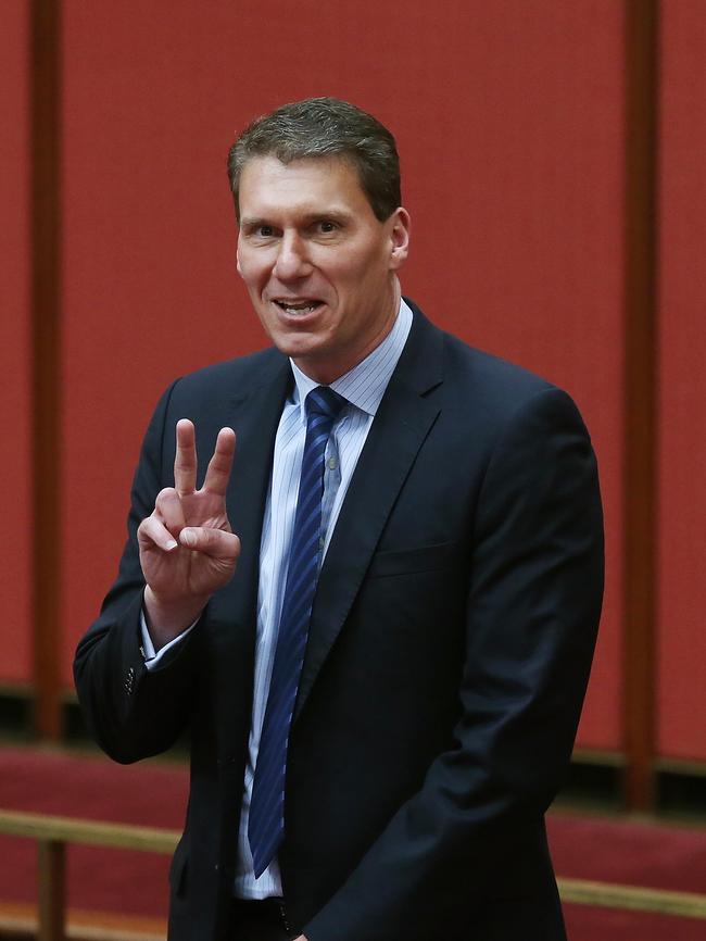 Senator Cory Bernardi has vowed to keep the playlist. Picture Kym Smith