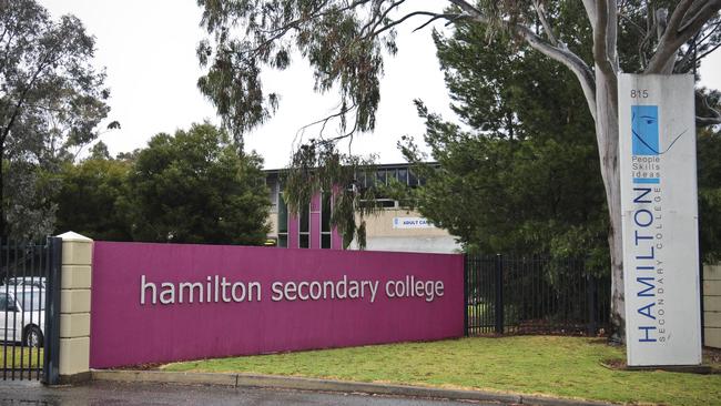 Hamilton Secondary College in Mitchell Park.