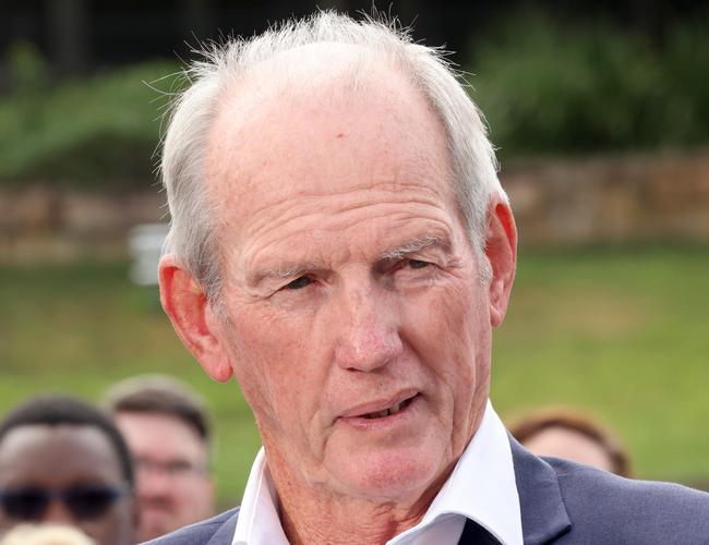 Dolphins head coach Wayne Bennett has some big decisions to make. Picture: Steve Pohlner