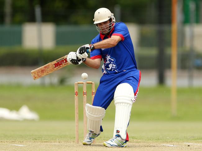 Pictured: Fred Pittorino. United Vs Barron at Griffiths Park Cricket. Picture: Josh Woning