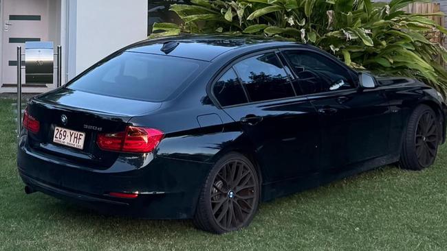 A BMW stolen in Helensvale on Friday morning. Picture: Supplied.