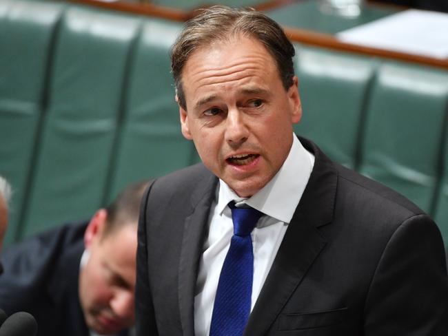 Health Minister Greg Hunt announced $3.5 million over four years for a mental health service space to be opened in Grafton. Picture: AAP/Mick Tsikas