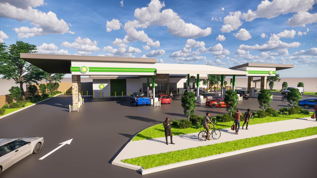 Proposed designs of new Mary St service station, to be opened by Easter 2021.