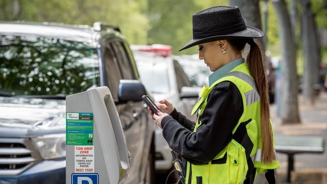 The council is expecting a rise in fees and fines as cars return to the CBD. Picture: Jake Nowakowski