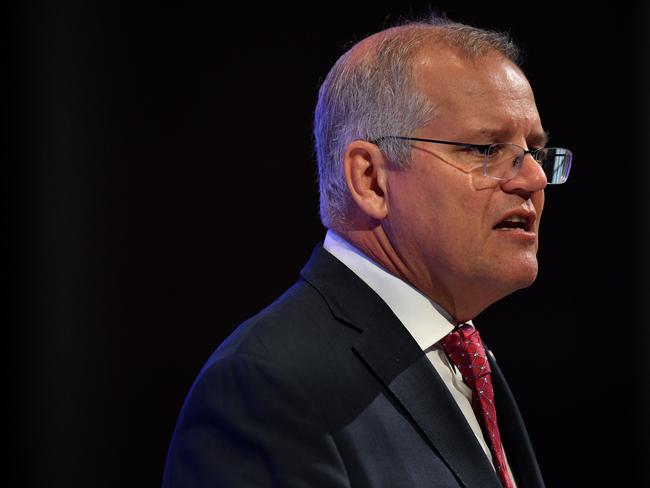 Prime Minister Scott Morrison today. Picture: NCA NewsWire/Joel Carrett