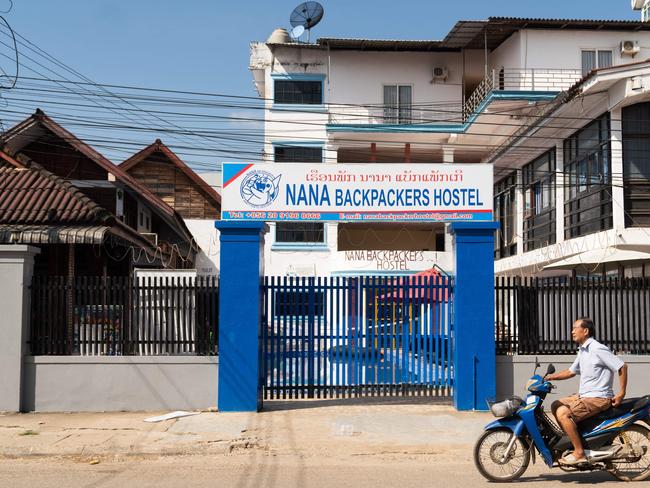 Nana Backpackers Hostel in Vang Vieng, where tourists died of suspected methanol poisoning (Photo by AFP)