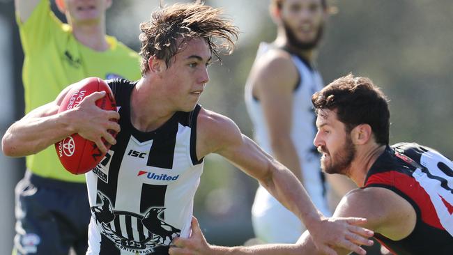 Collingwood will unveil father-son Callum Brown on Queen’s Birthday. Picture: Michael Klein