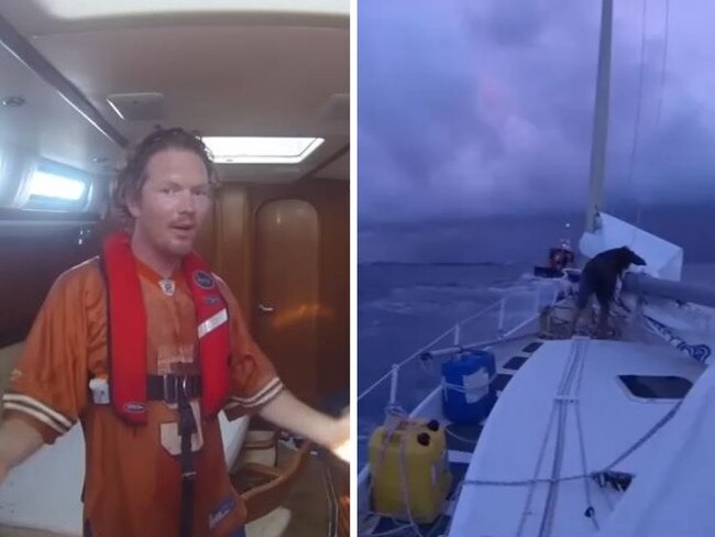 THIS is the eerie moment sailors stumble across a ‘ghost ship’ drifting 800 miles from Bermuda with no one on board.