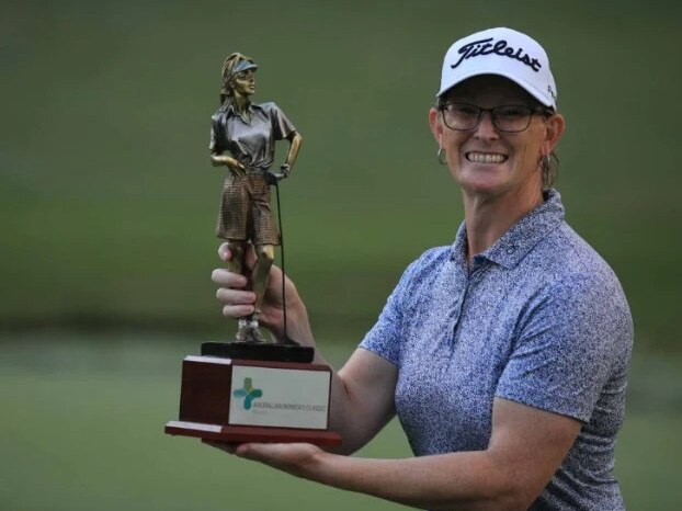 Golfer Breanna Gill caused a transgender storm with her win at the Australian Women's Classic. Picture: Australian Golf Media