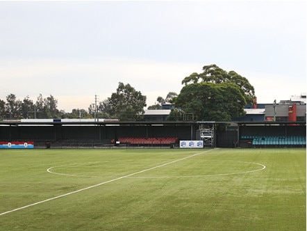 The all-weather ground at Lambert Park.