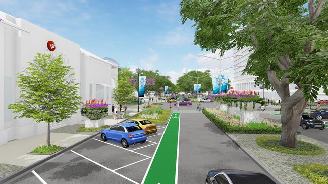 Property investor Frank Gasparin has funded a new concept video and design to transform Abbott St in the Cairns CBD into a beautiful metropolitan retail and hospitality area. This shot shows T Galleria by DFS. PICTURE: SUPPLIED