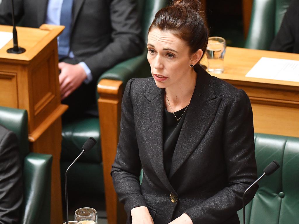 NZ Prime Minister Jacinda Ardern makes a statement on the Christchurch attacks to parliament.