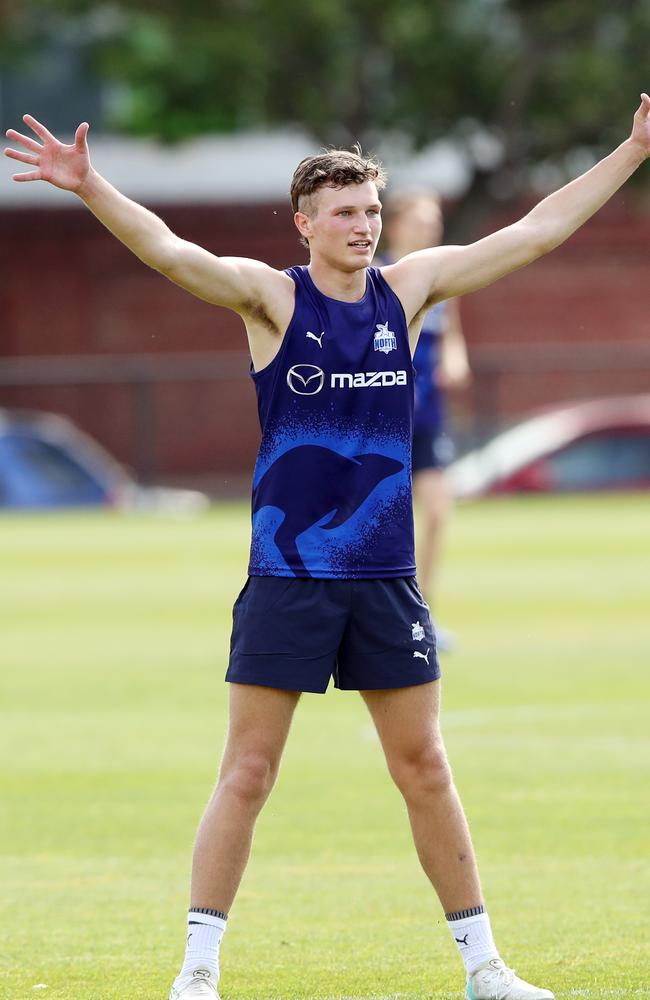 Zane Duursma enters North Melbourne with big expectations. Picture: David Crosling