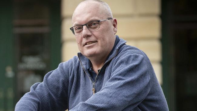 Glen Worrell was subjected to conversion therapy in earlier life at Hobart parliament. Picture: Chris Kidd