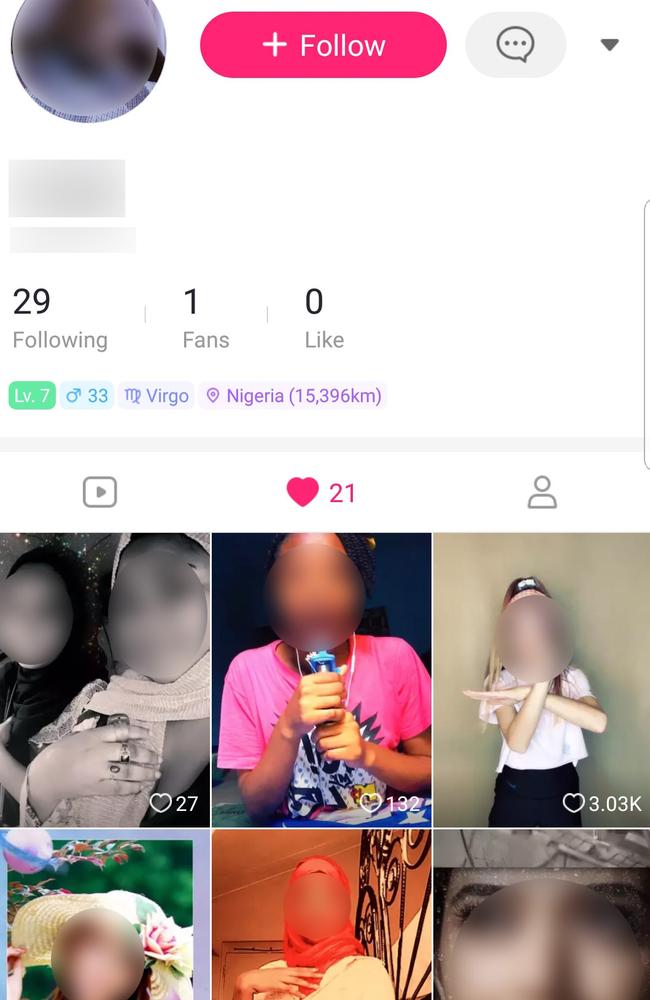 app likee paradise child experts paedophile young profile safety say copied reposted nigerian children