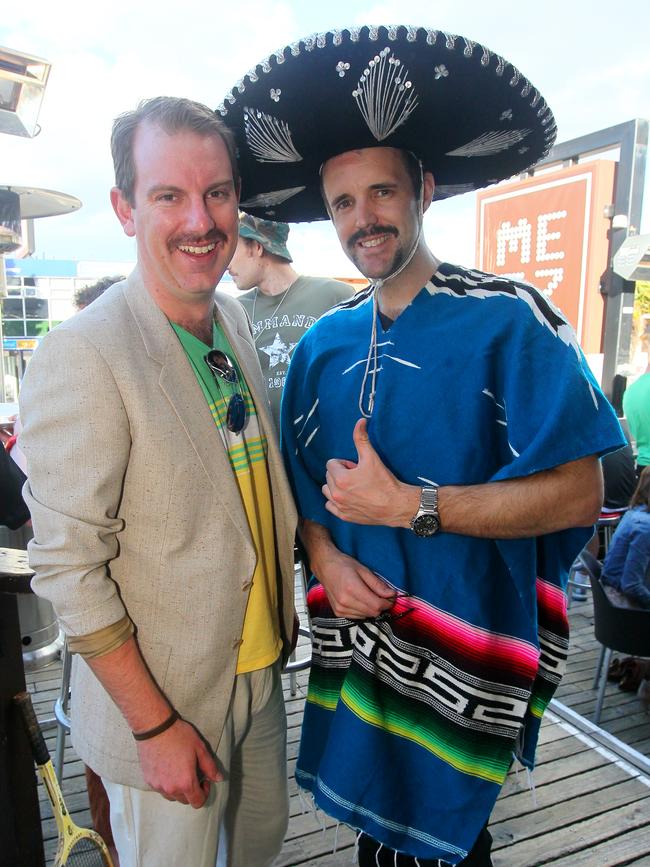 SOCIALS: Movember Gala Party, Metz Bar, Sandy Bay (L-R): Kev Goodall, Kingston and Phil Hutton, Battery Point
