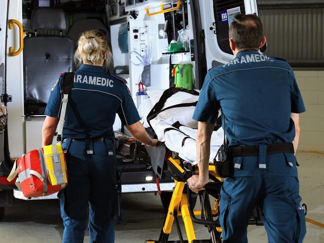 General, generic file photo of Queensland Ambulance Service advanced care paramedics responding to a medical emergency in Cairns. Picture: Brendan Radke