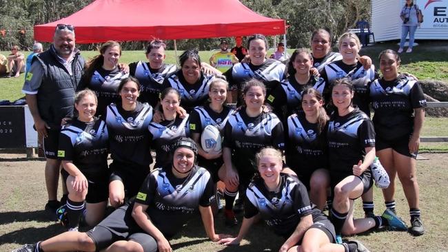 Lower Clarence is the team to beat in the women's tackle competition. Photo: supplied