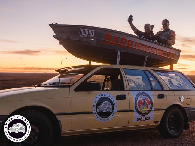 Day 2: Hay to Silverton — Not every car allows you to head upstairs to the viewing deck. Photo: BOX RALLIES