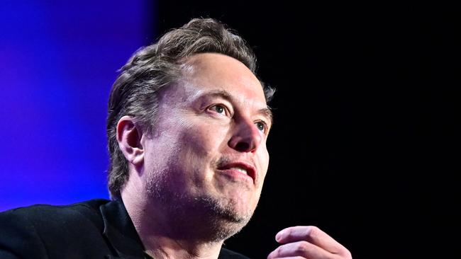 Almost a year ago, Elon Musk began 2024 declaring himself “chief troll officer”. Picture: AFP