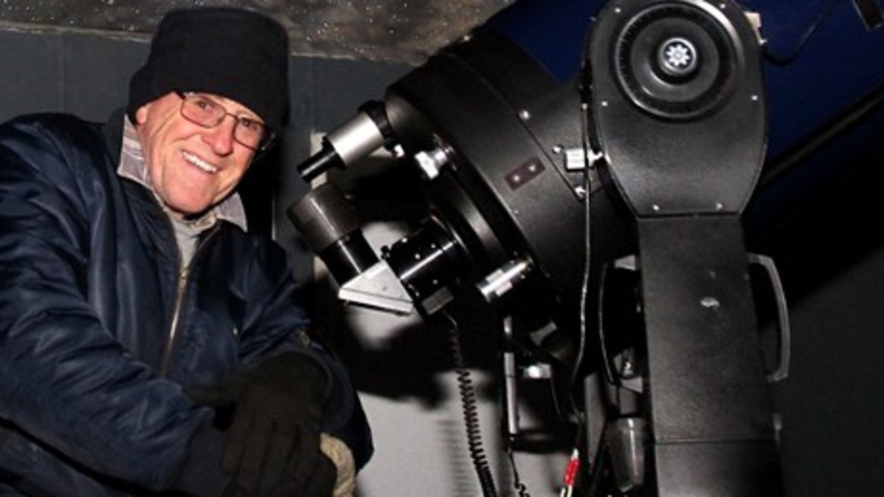 Astronomer James Barclay at the Kingaroy Observatory.