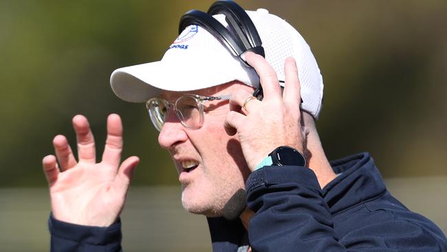 Former Central coach Jeff Andrews on the sidelines Picture: Sarah Reed