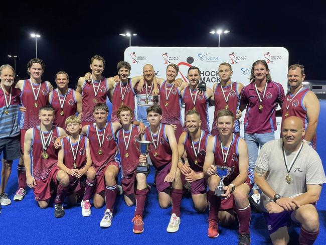 Norths A1 men's side were crowned premiers this Mackay Hockey season. Picture: Hockey Mackay Facebook.