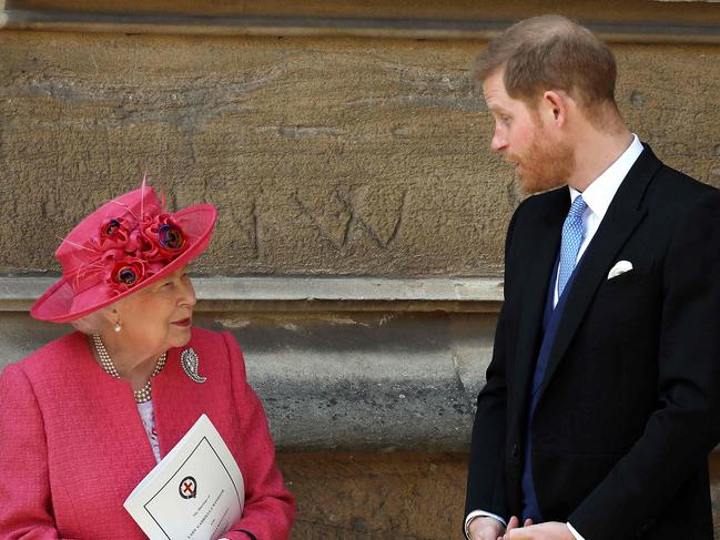 The Queen has a strong bond with her grandson. Picture: Steve Parsons / POOL / AFP.