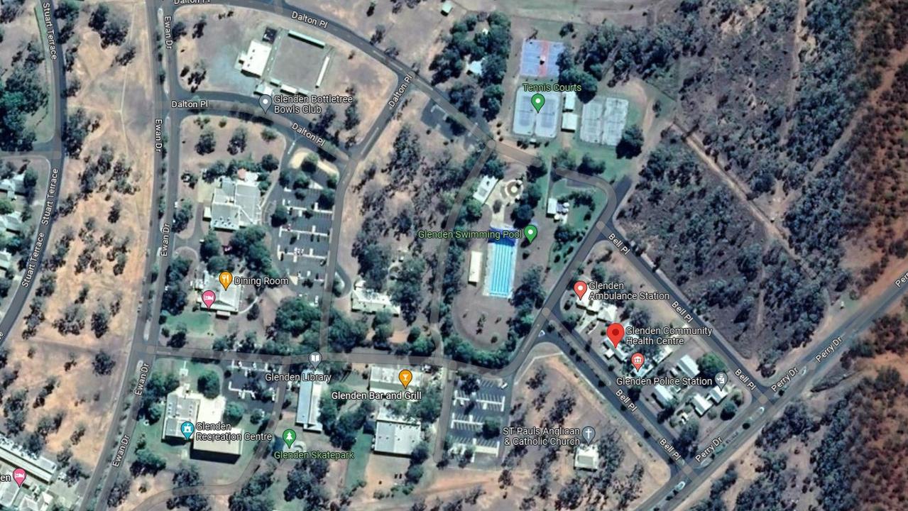 The Isaac region township of Glenden has just a few hundreds residents and was set to shrink further as Glencore winds down its mining operations. Picture: Google