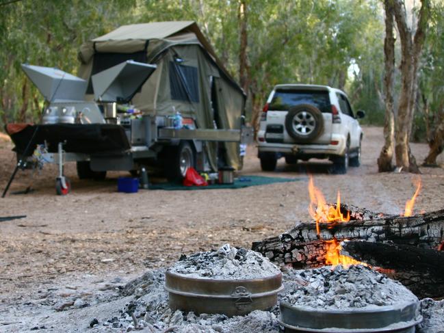 Camper Trailer by Camp Fire