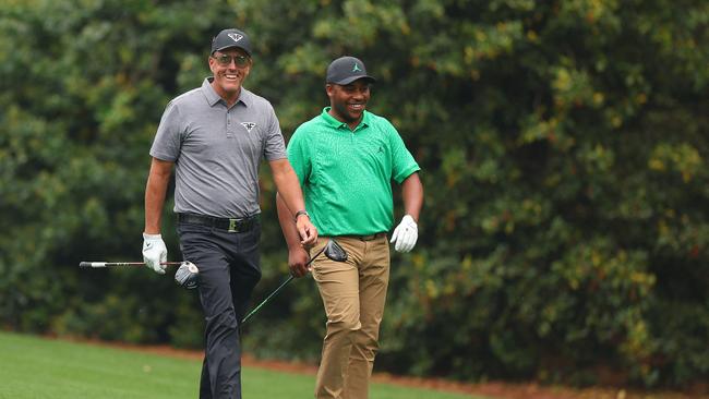 Phil Mickelson is back at the Masters. Picture: AFP Images