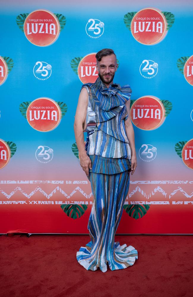 * Jamie Azzopardi at the Cirque du Soleil. Picture: Supplied