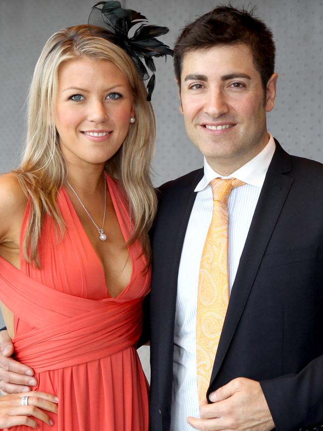 Ross Makris with his former wife Olivia Stratton in 2012.