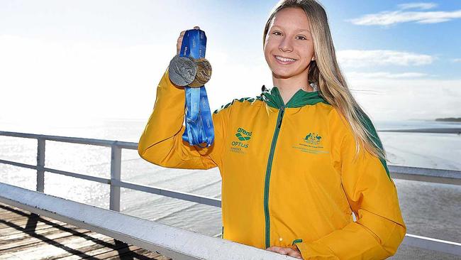 DOLPHIN: Swimmer Keira Stephens will represent Australia at the Para Pan Pacs in Cairns. Picture: Alistair Brightman