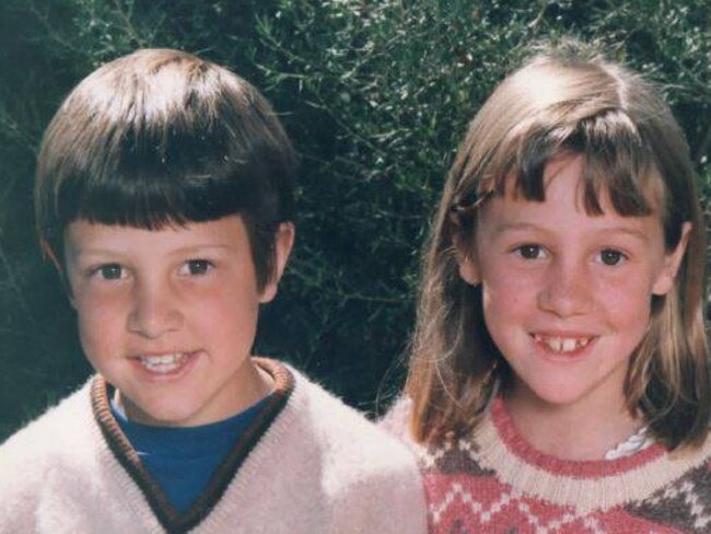 Connie and Sam Johnson as children. Picture: Love Your Sister/Facebook