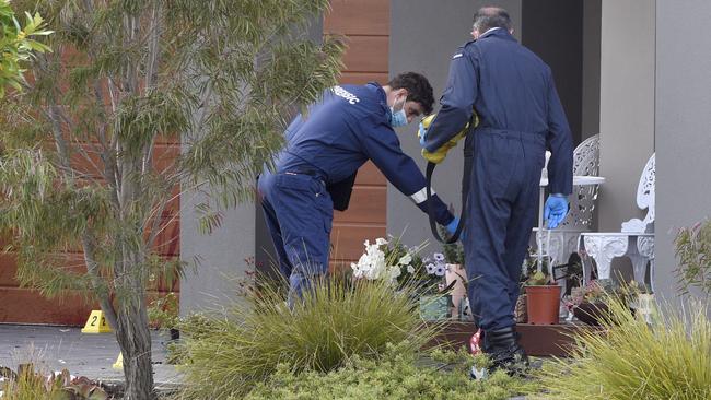 Two men have been stabbed to death in Clyde North. Picture: Andrew Henshaw