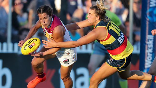 Ally Anderson in action against the Crows last week. Picture: Getty Images